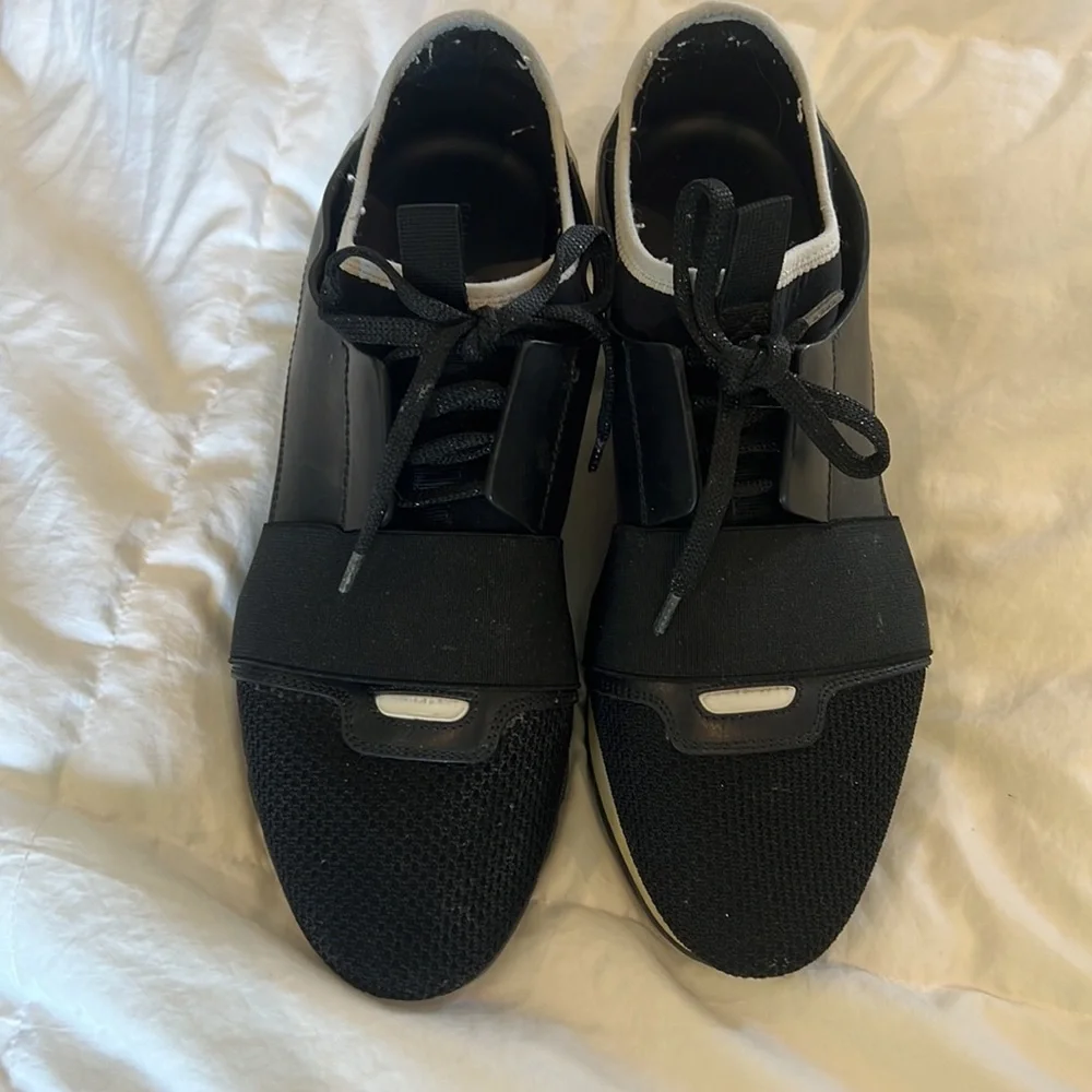 BALENCIAGA WOMENS RACE RUNNERS BLACK - Picture 2 of 9